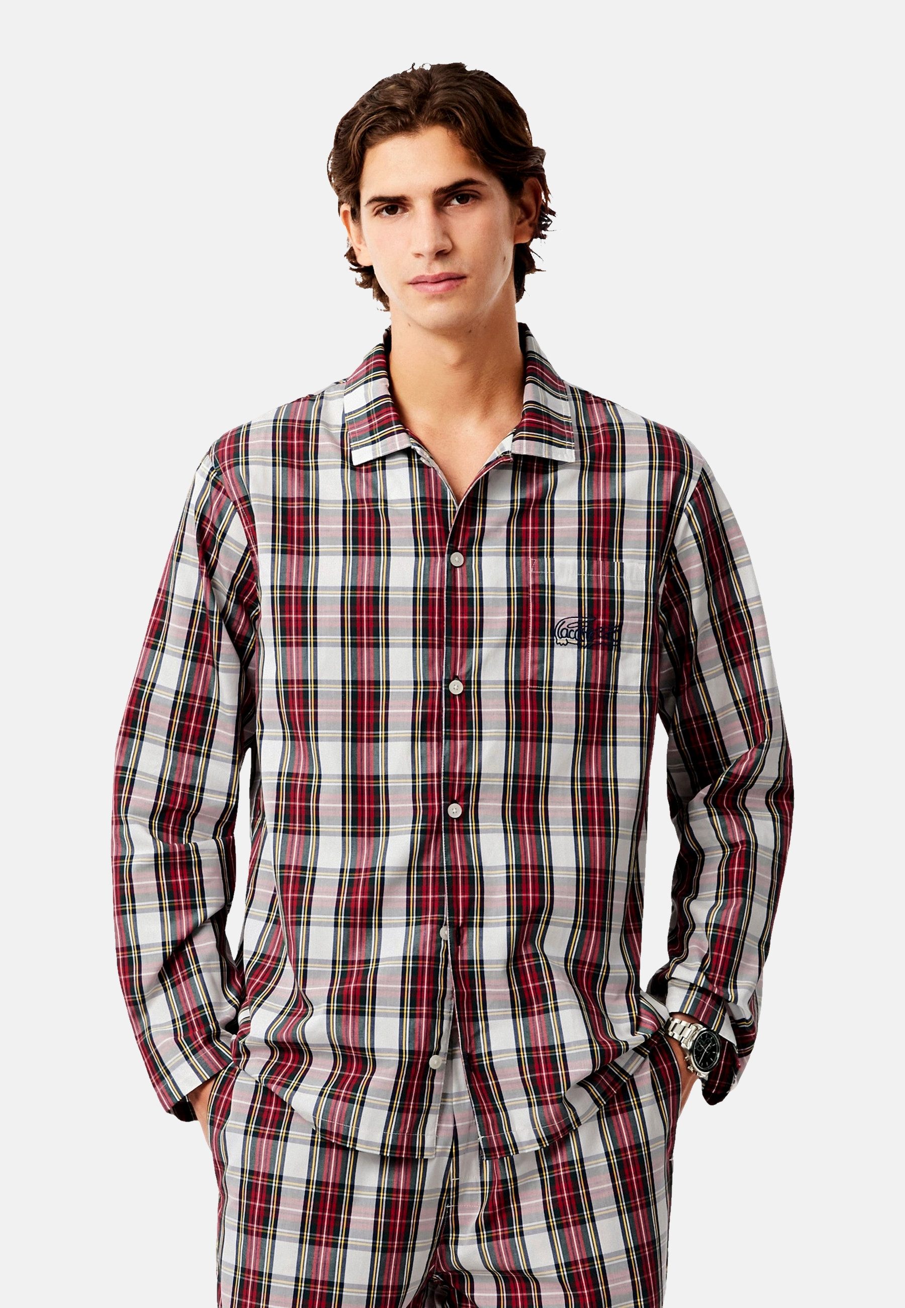 Lacoste Pyjama Schlafanzug Pyjama (Packung, 1 tlg)