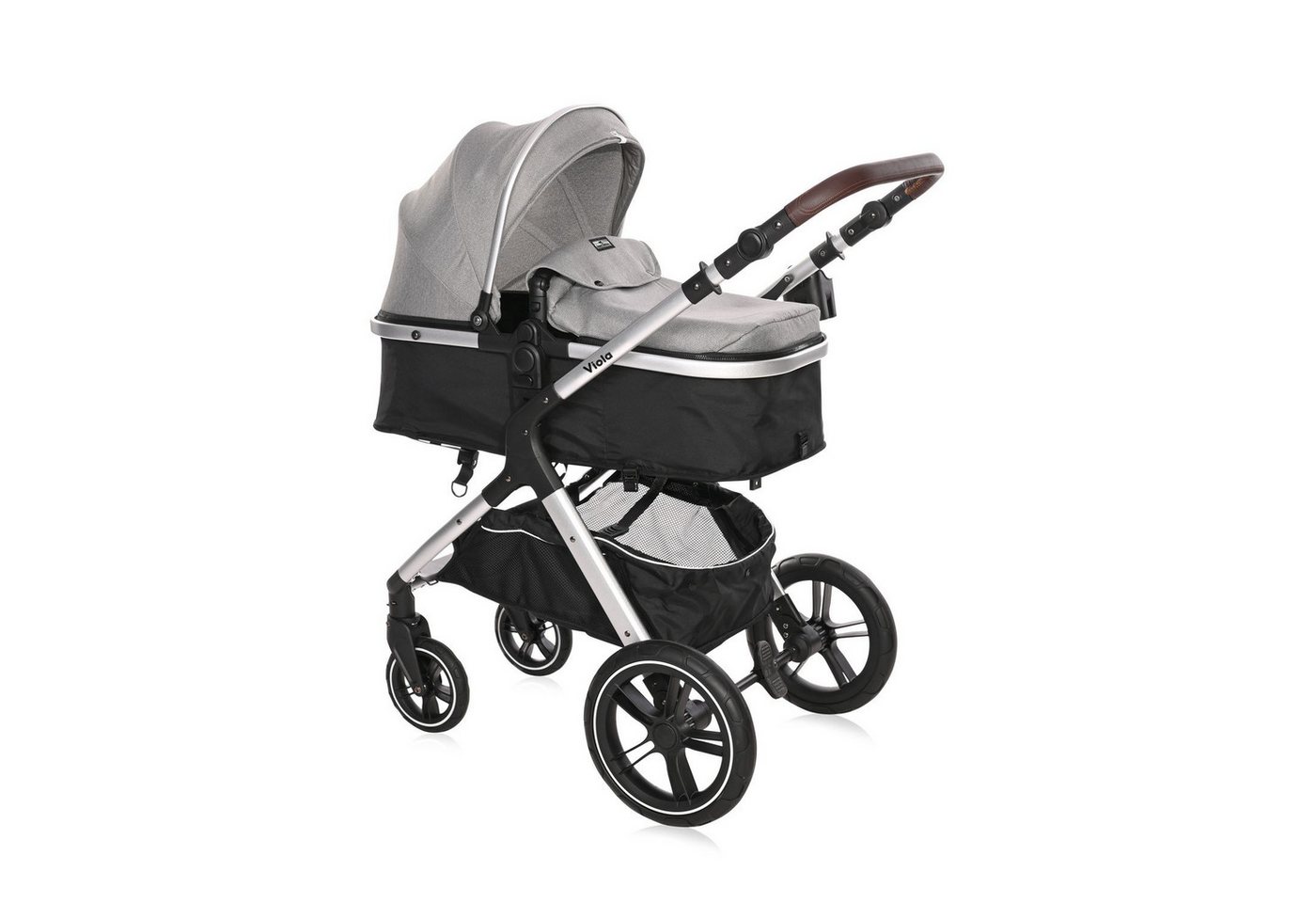 Thumbnail - Lorelli Kombi-Kinderwagen Kinderwagen 2 in 1 Viola, mit Adaptern, umbaubarer Sportsitz, bis 22 kg