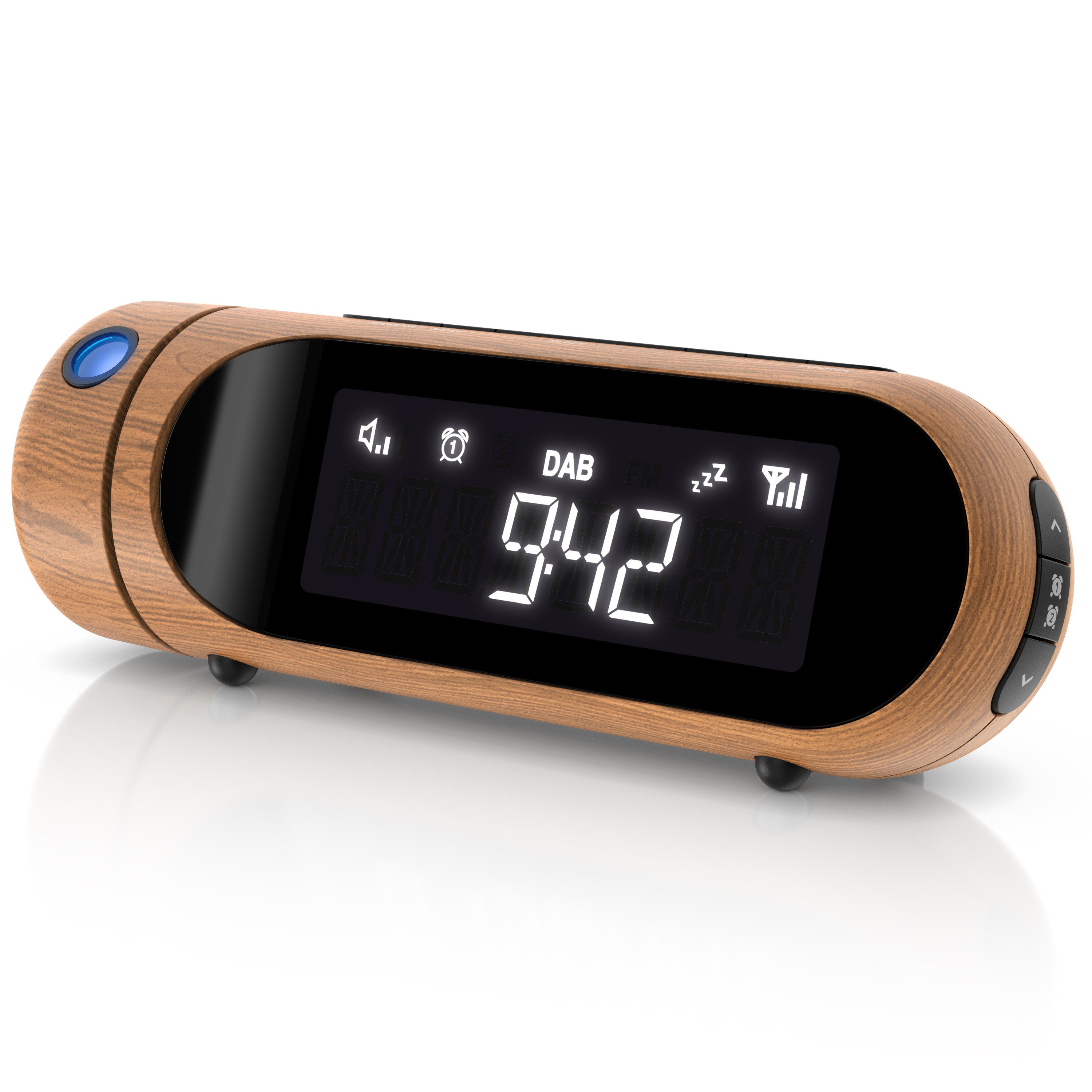 BEARWARE Radiowecker DAB Plus Radio, Projektionswecker, FM & DAB+ mit je 20 günstig online kaufen