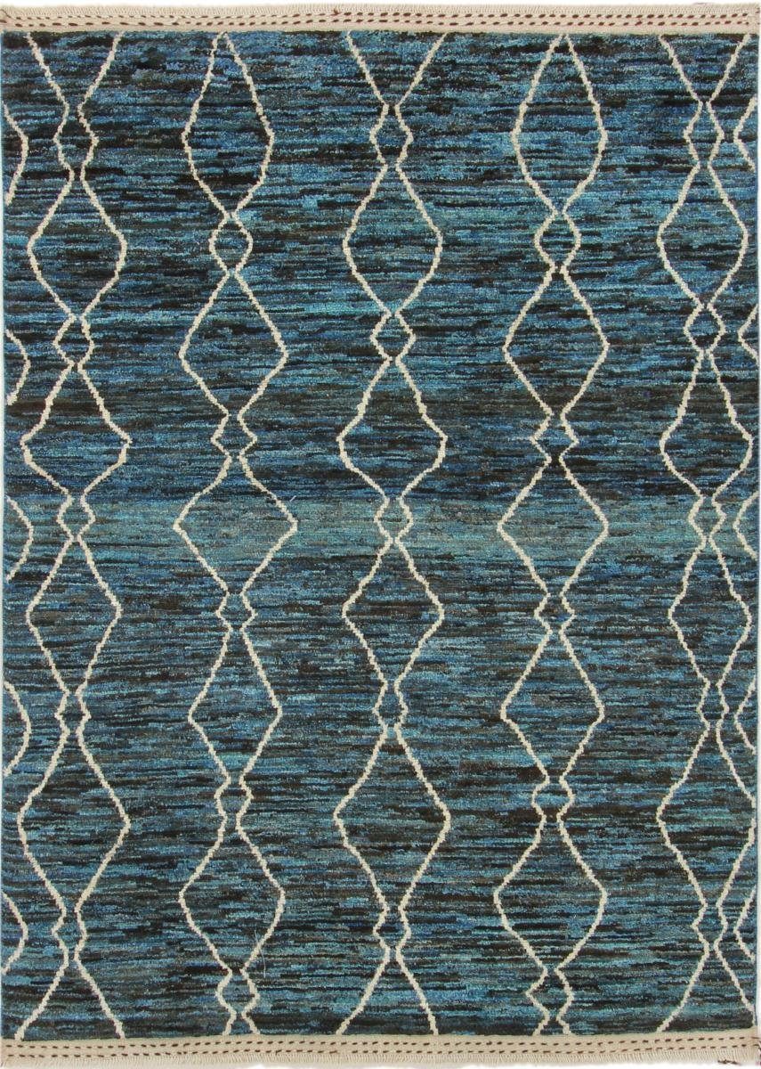 Orientteppich Berber Maroccan 146x202 Handgeknüpfter Moderner Orientteppich, Nain Trading, rechteckig, Höhe: 20 mm