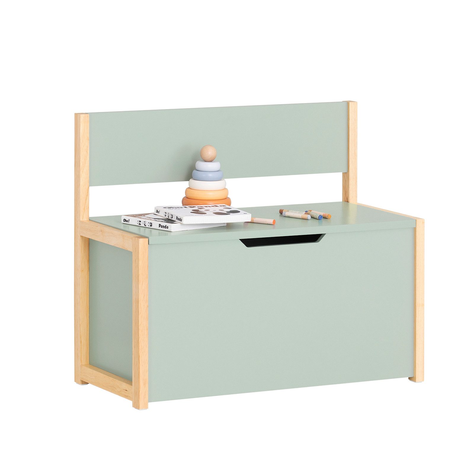 SoBuy Spielzeugtruhe KMB94, Kinder Sitzbank Aufbewahrungsbox günstig online kaufen
