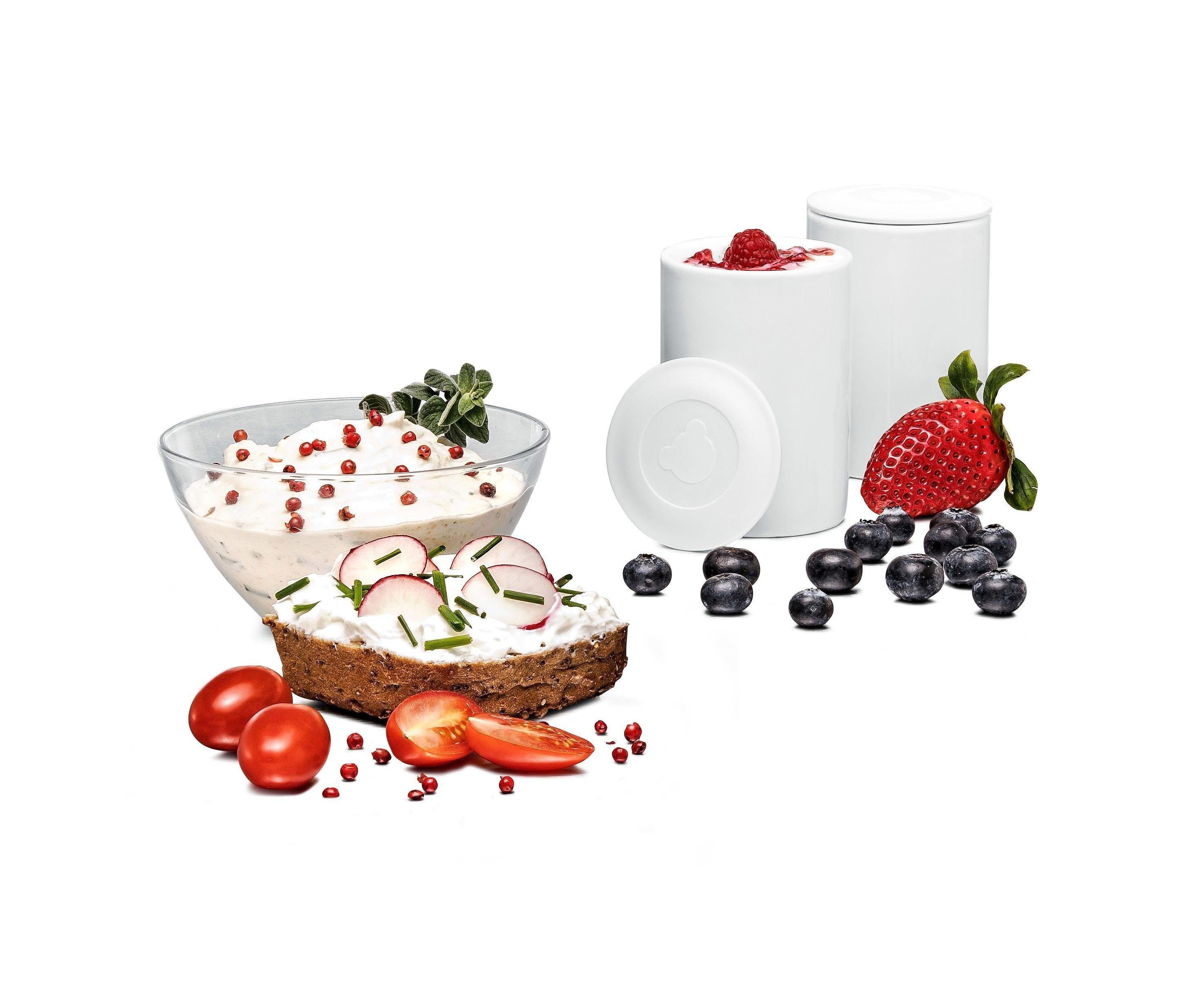Rommelsbacher Multikocher Rommelsbacher JG 80 Joghurt- und Frischkäsebereiter, LED-Display, 24 Stunden Zeitschaltuhr, Netzbetrieb – Bild 5 von 5