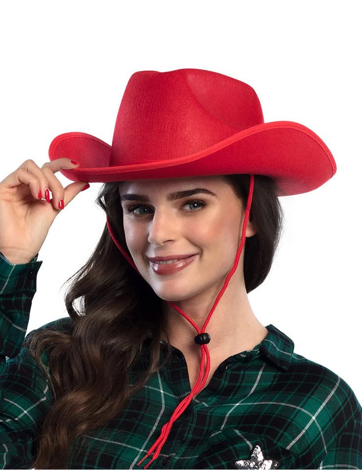 Boland Kostüm Cowboyhut Wilder Westen Kostüm-Accessoire braun