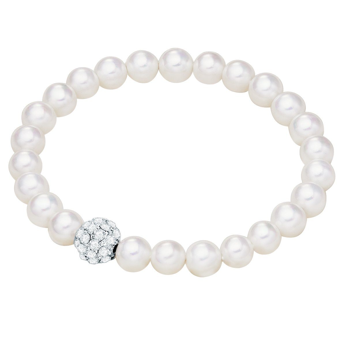 Perlenarmband weiß