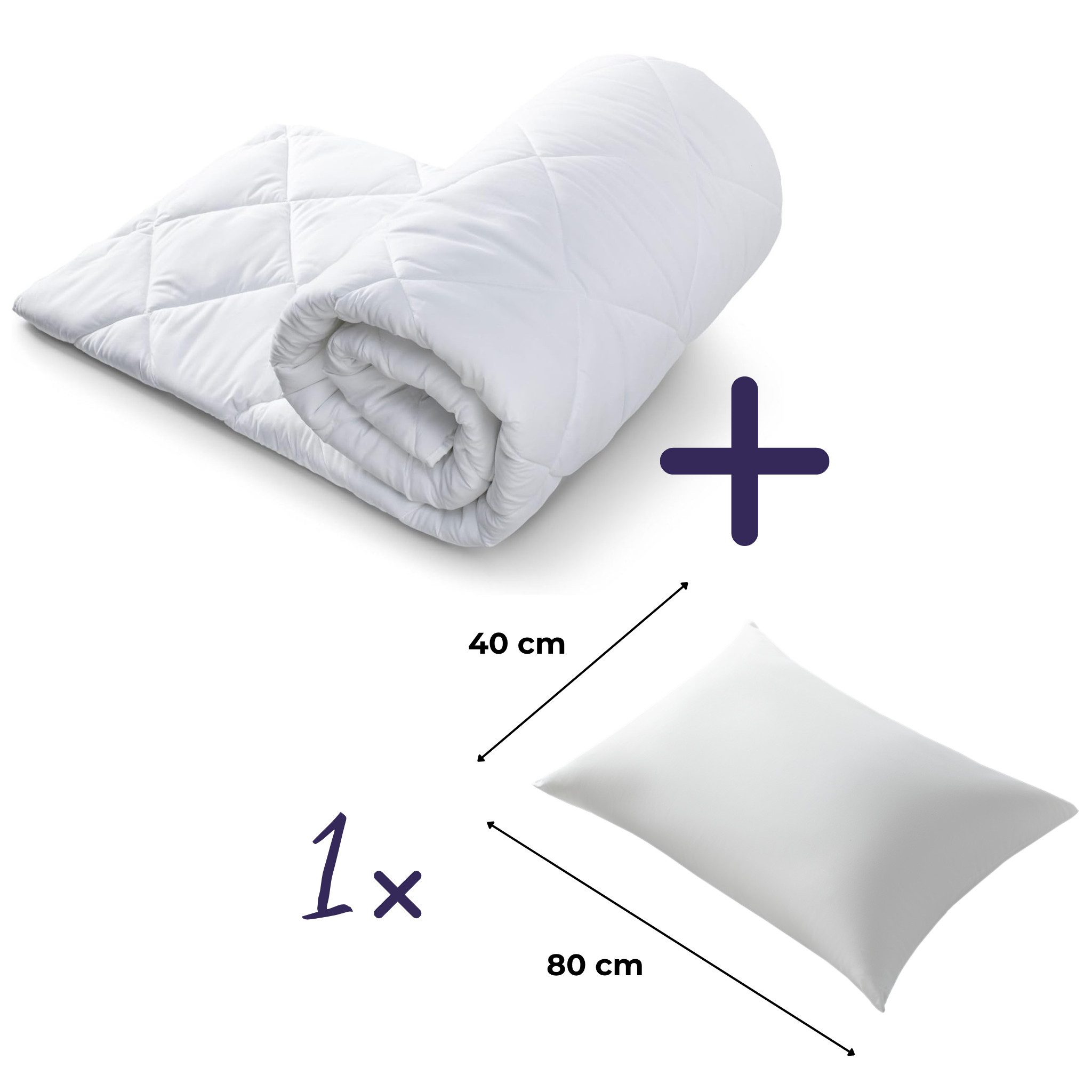 gowoll 4-Jahreszeitenbett Bettdecke Ganzjahresdecke, 300 gsm Warme Bettdecke, Füllung: 100 % Mikrofaser-Füllung, Antibakterielle Decke und Waschmaschinengeeignet