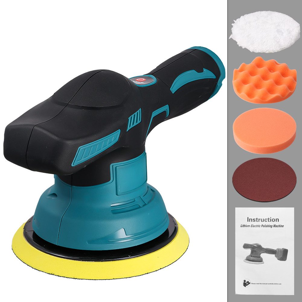 Hikity Poliermaschine Poliermaschine Rotationspoliermaschine mit variabler Drehzahl, (1 tlg), 2500–5000 U/min