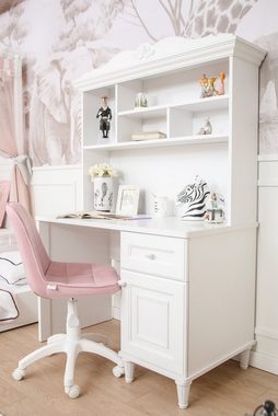 Möbel-Lux Jugendzimmer-Set Almila Jugendzimmer komplett Lory in Weiß 8-teilig, (Set), Almila Jugendzimmer Lory komplett Weiß 8-Teilig