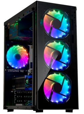 Speedlink Gaming-Gehäuse MYX LED Fan Kit 2x Gehäuse-Lüfter RGB Gaming PC, Tower Case, Beleuchtung