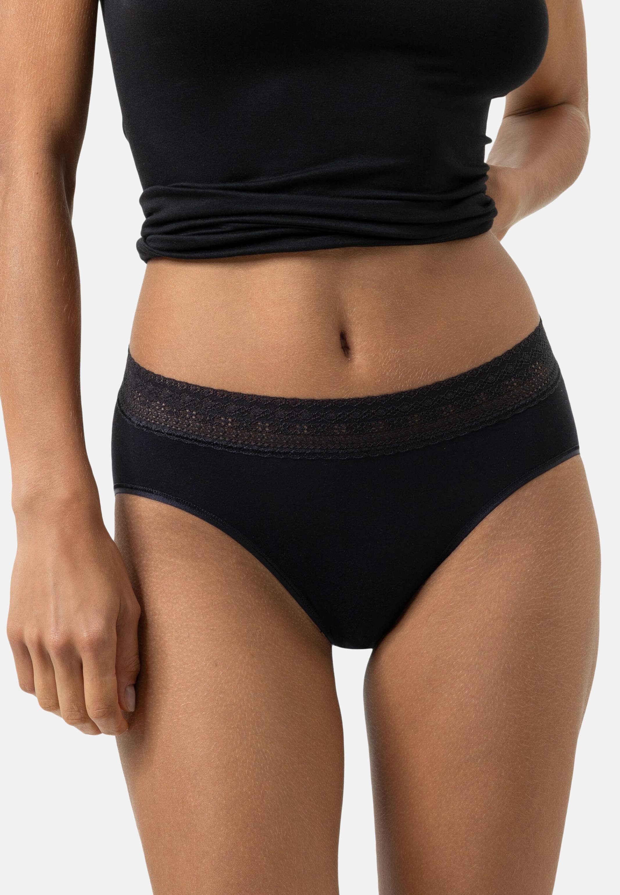 Mey Taillenslip 5er Pack Modal Lace (Spar-Set, 5-St) Taillen Slip - Blickdicht - Breiter Bund mit feiner Spitze