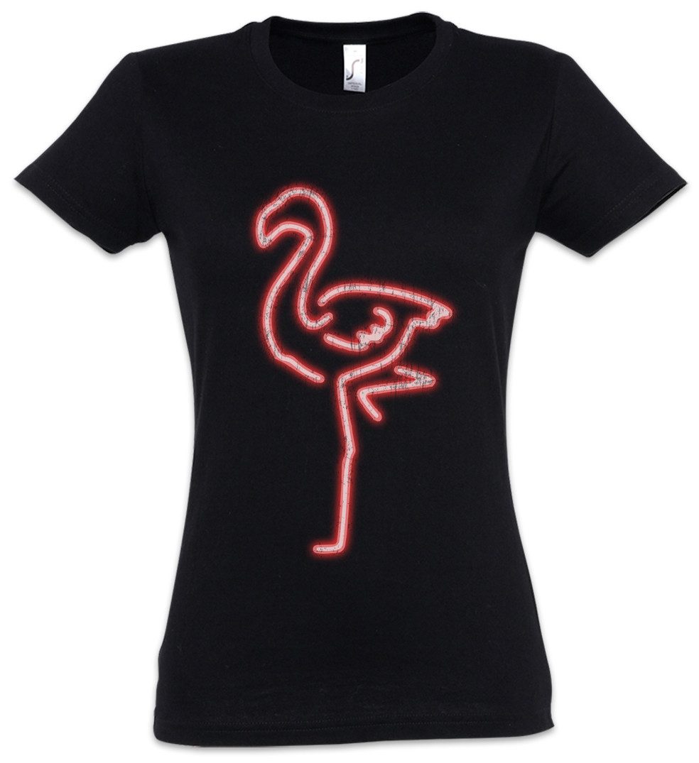 Urban Backwoods Print-Shirt Neon Flamingo Damen günstig online kaufen