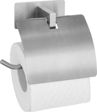 WENKO Toilettenpapierhalter Turbo-Loc® Genova, Matt, Befestigen ohne Bohren