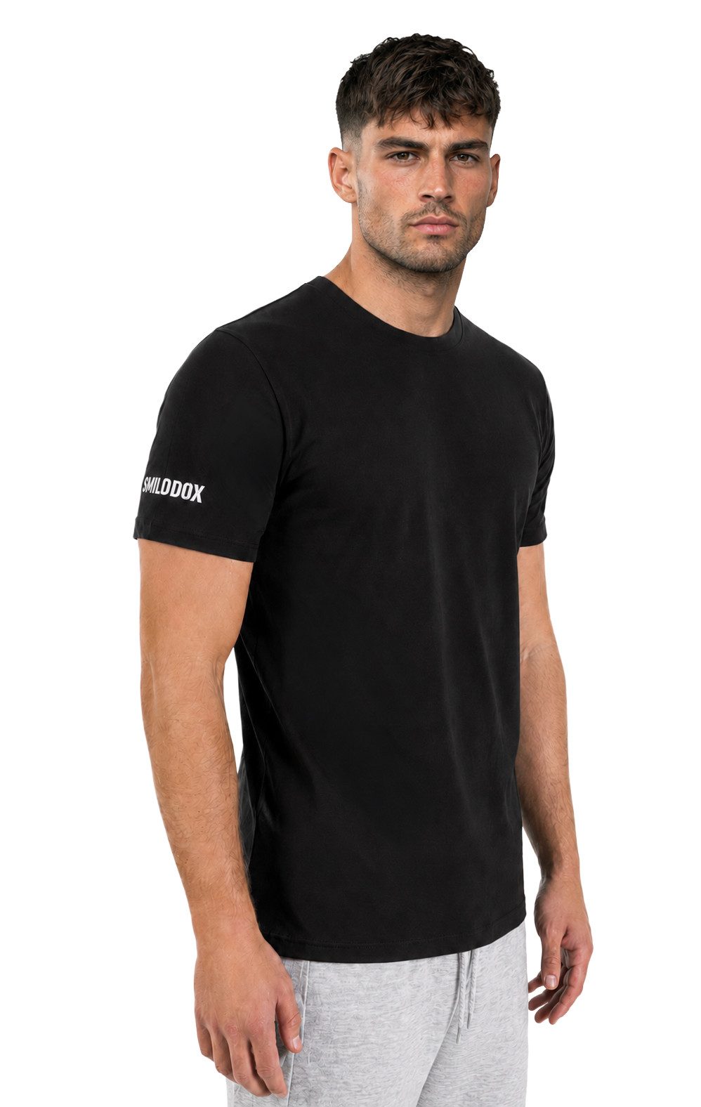 T-Shirt Norven Herren, Regular Fit, Fitnessshirt, Baumwolle Modal, Sport