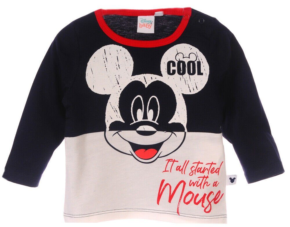 Disney Baby Langarmshirt Baby Shirt Langarmshirt 68 74 80 86 T-Shirt | Disney