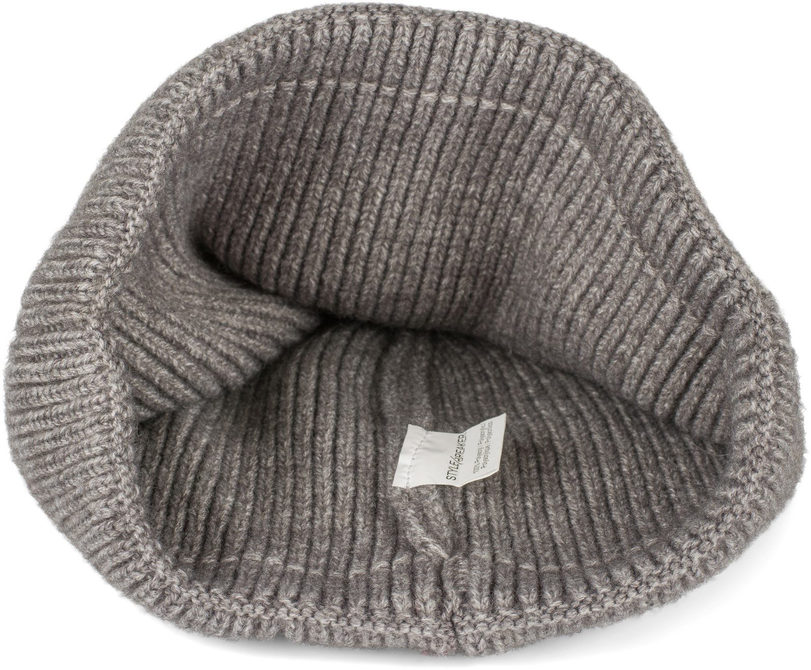 styleBREAKER Strickmütze Strickmütze mit Rippenmuster (1-St)