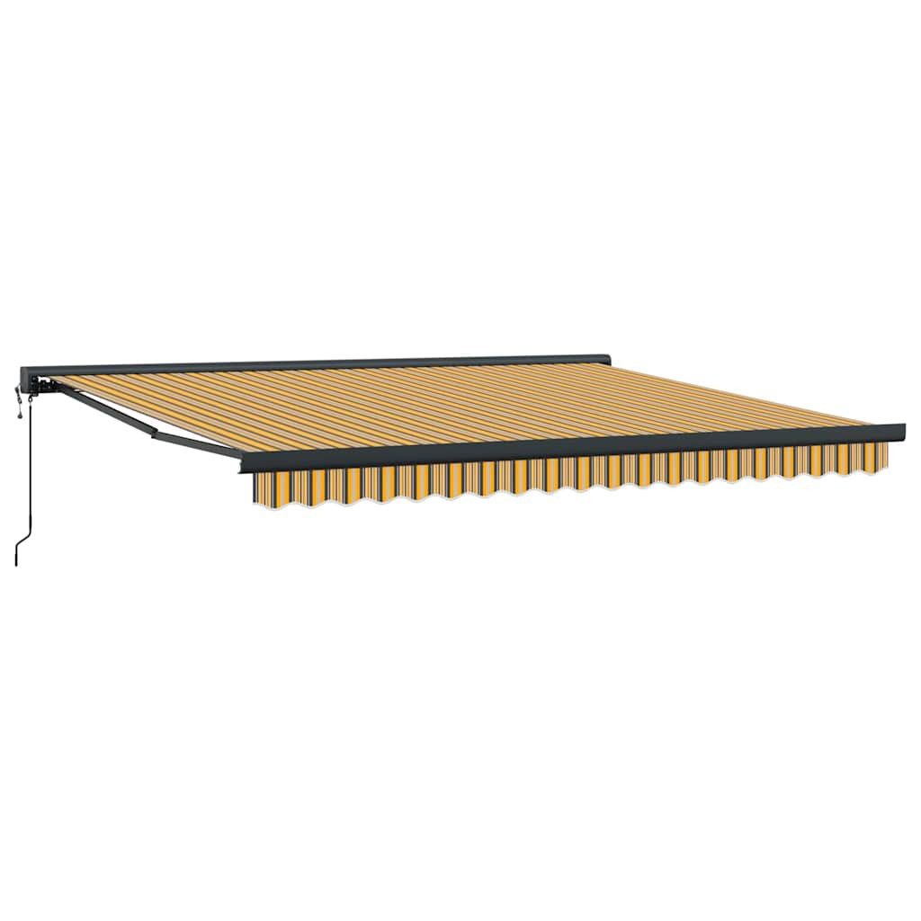 vidaXL Markise Ausziehbare Markise Mehrfarbig 400 x 300 x 165 cm (1-St)
