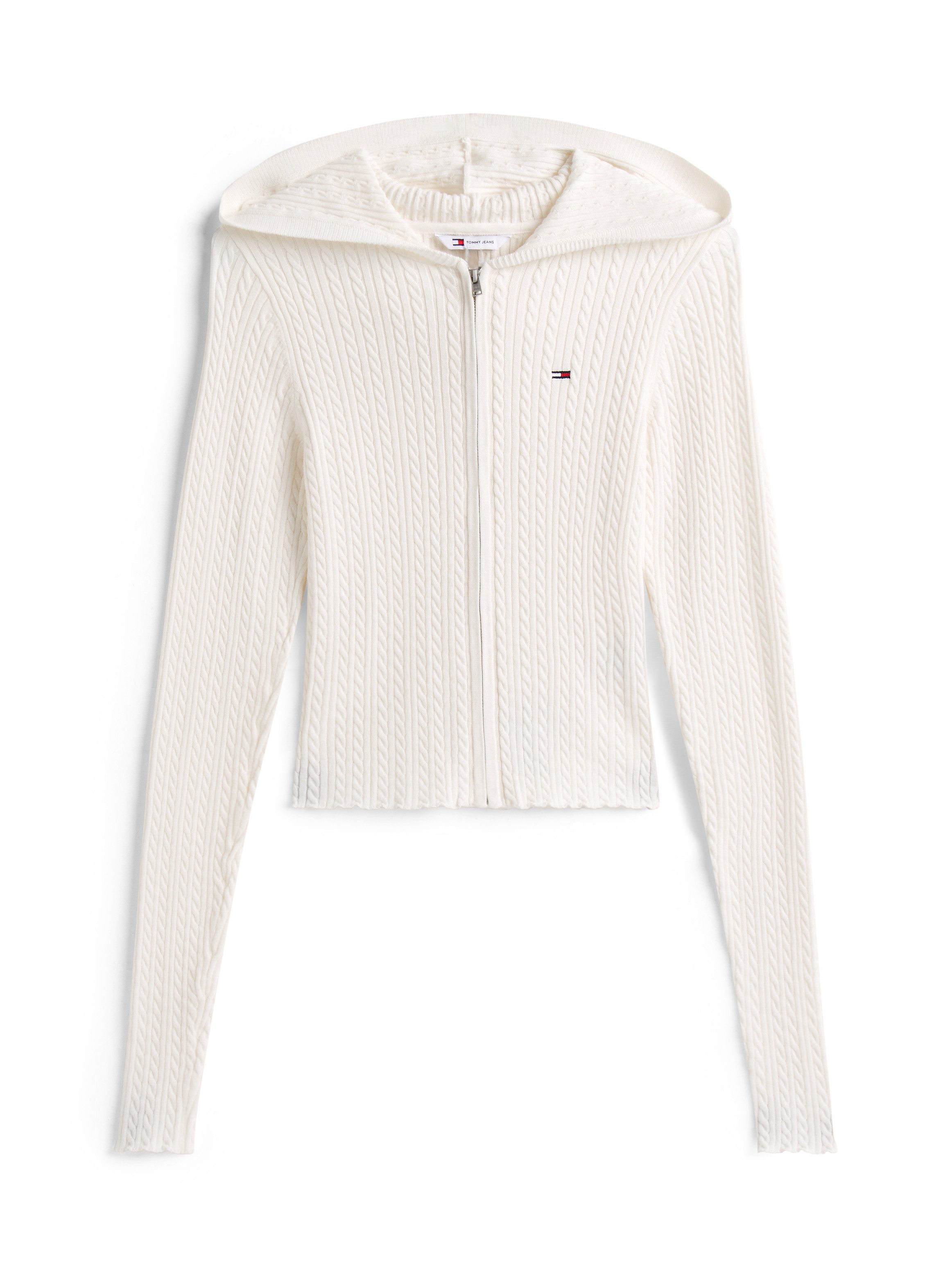 Strickjacke TJW ESSENTIAL ZIPPER HOOD CARDI