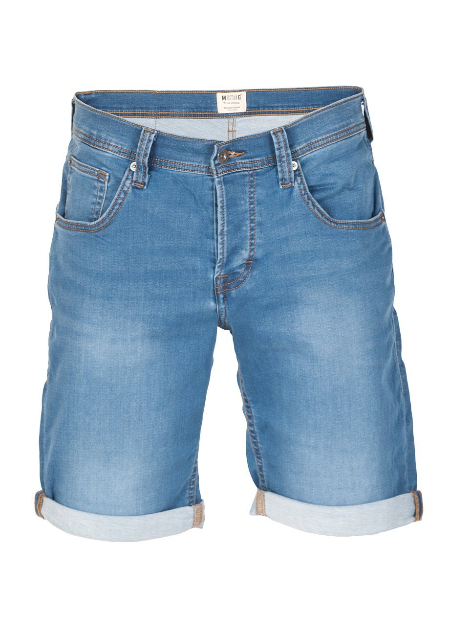 MUSTANG Herren Chino Shorts In Pastellgrün – Klassischer Regular-Fit, Bequeme Baumwoll-Shorts