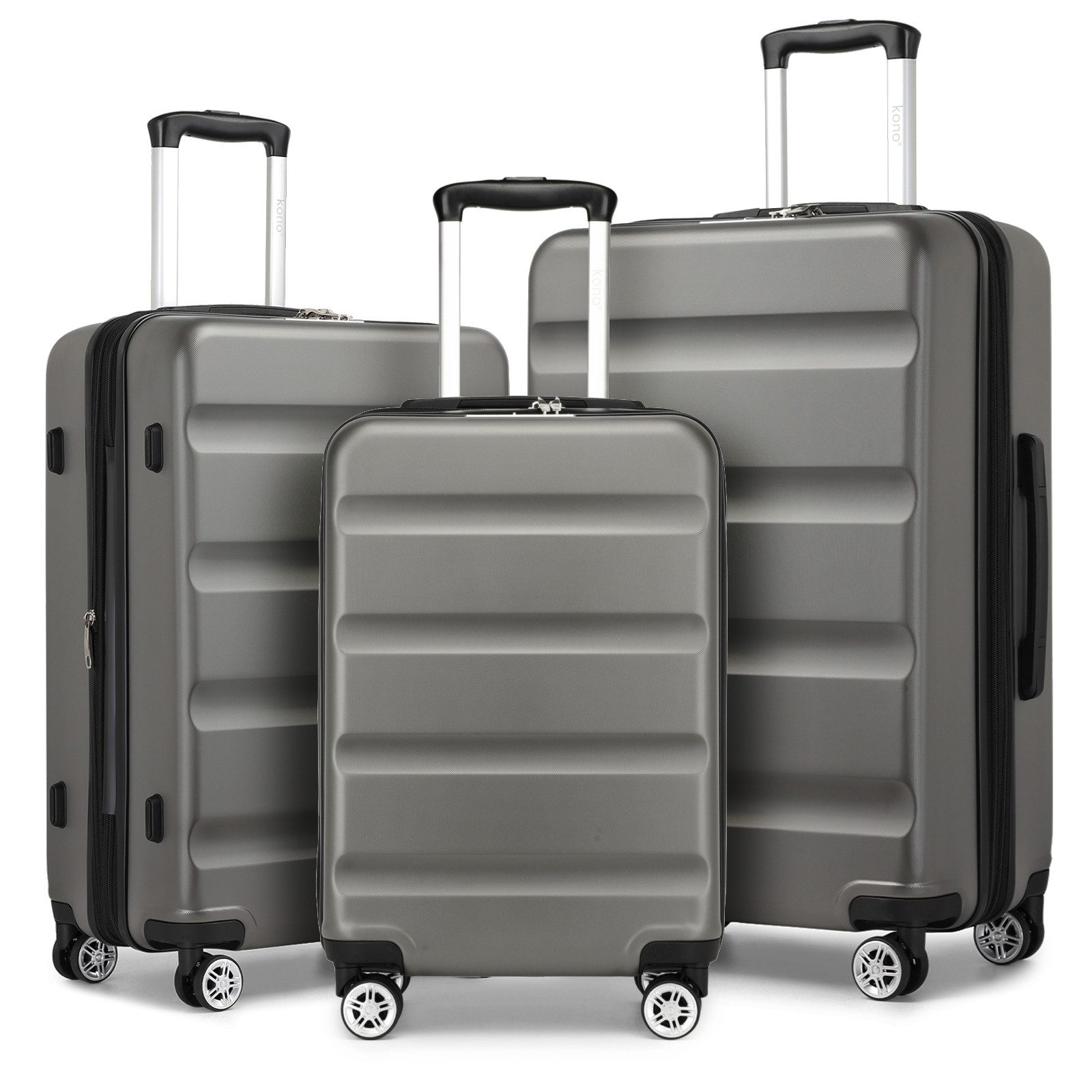 KONO Handgepäckkoffer Leichter Hartschalen-Trolley mit TSA-Schloss günstig online kaufen