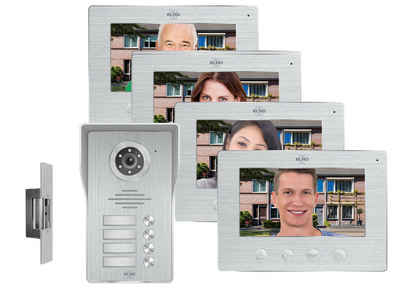 Elro Smart Home Türklingel (Innenbereich, Außenbereich, IP Haustürklingel & Wechsel Frei-Sprechanlage Kamera Mehrfamilienhaus)