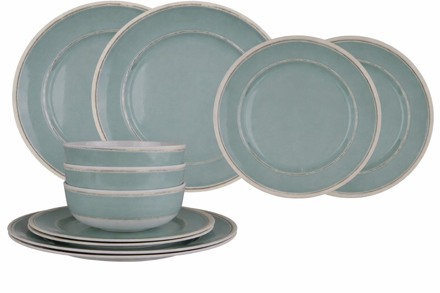 Mach1 Geschirr-Set Melamin Geschirr New Spring mint
