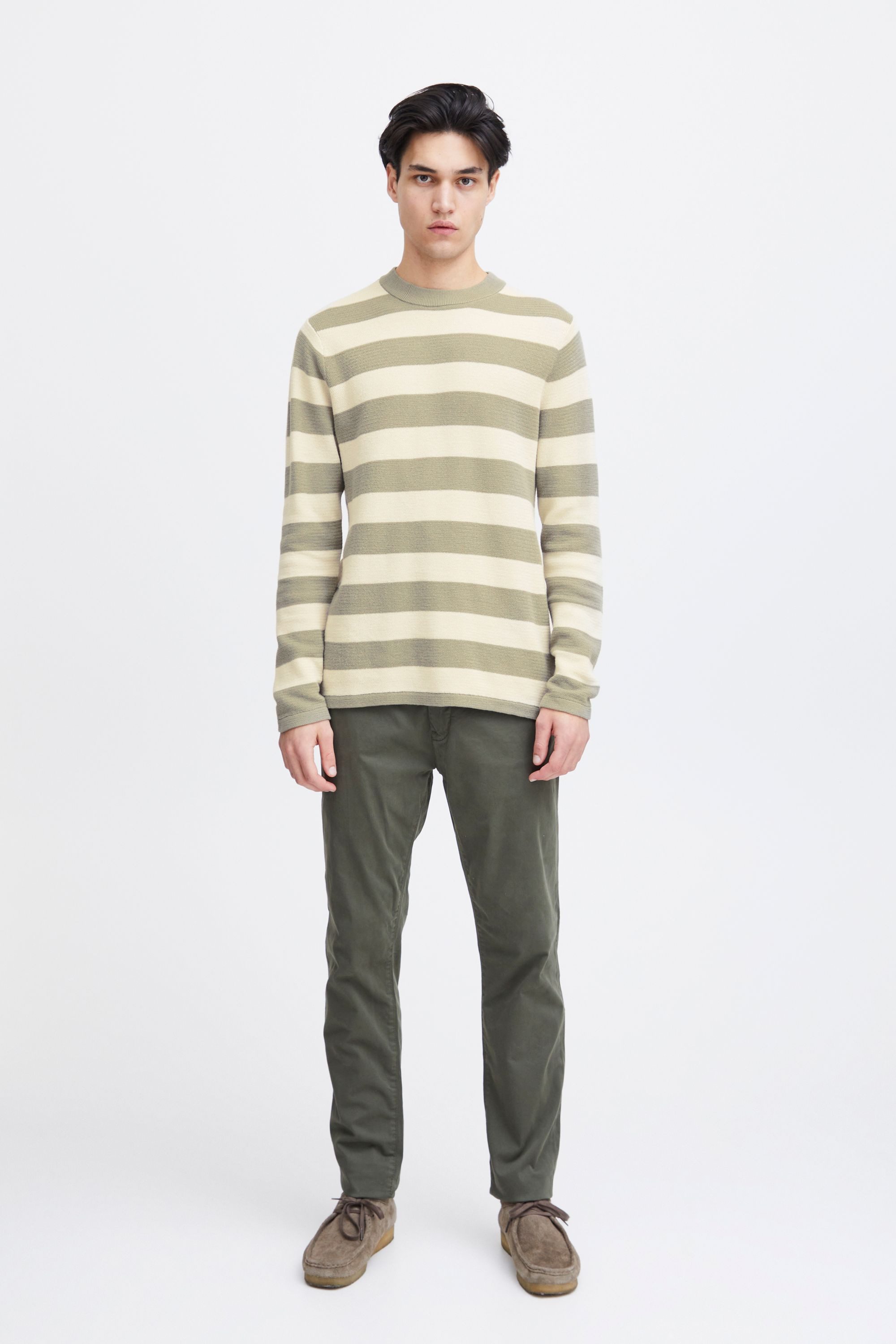 Casual Friday Strickpullover CFKarl striped crew günstig online kaufen