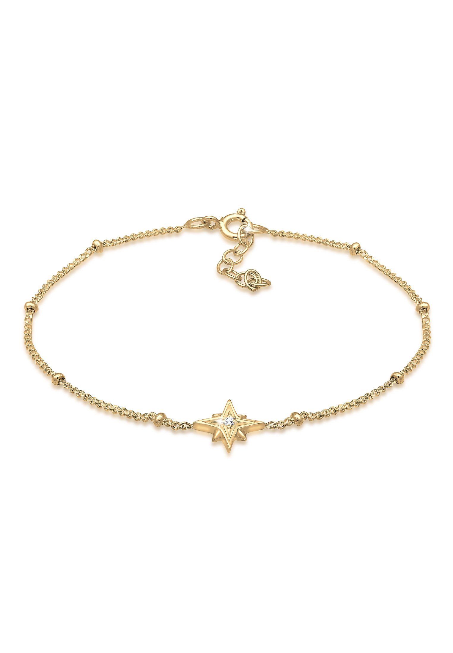 Elli Armband Stern Topas Weiß 925 Sterling Silber (kein Set, 1-tlg), Sterne günstig online kaufen