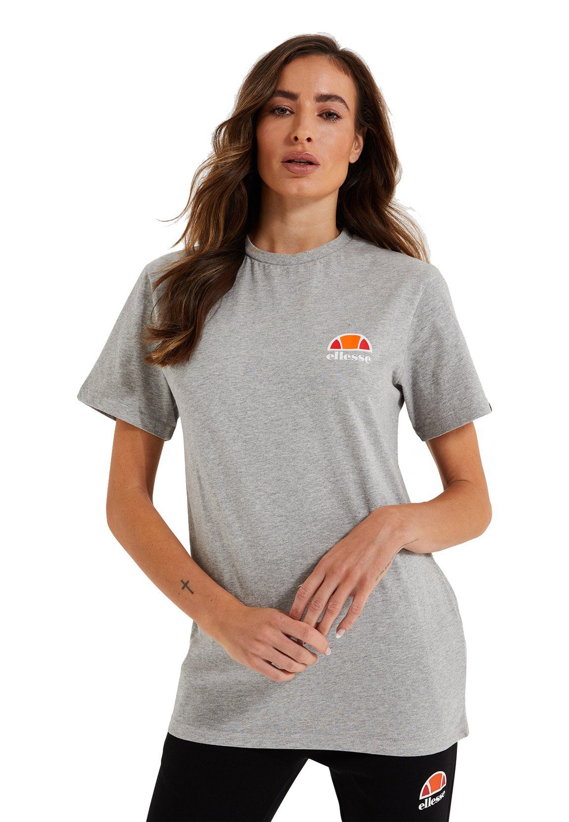 T-Shirt Ellesse Damen T-Shirt ANNIFA TEE Grey Marl Grau
