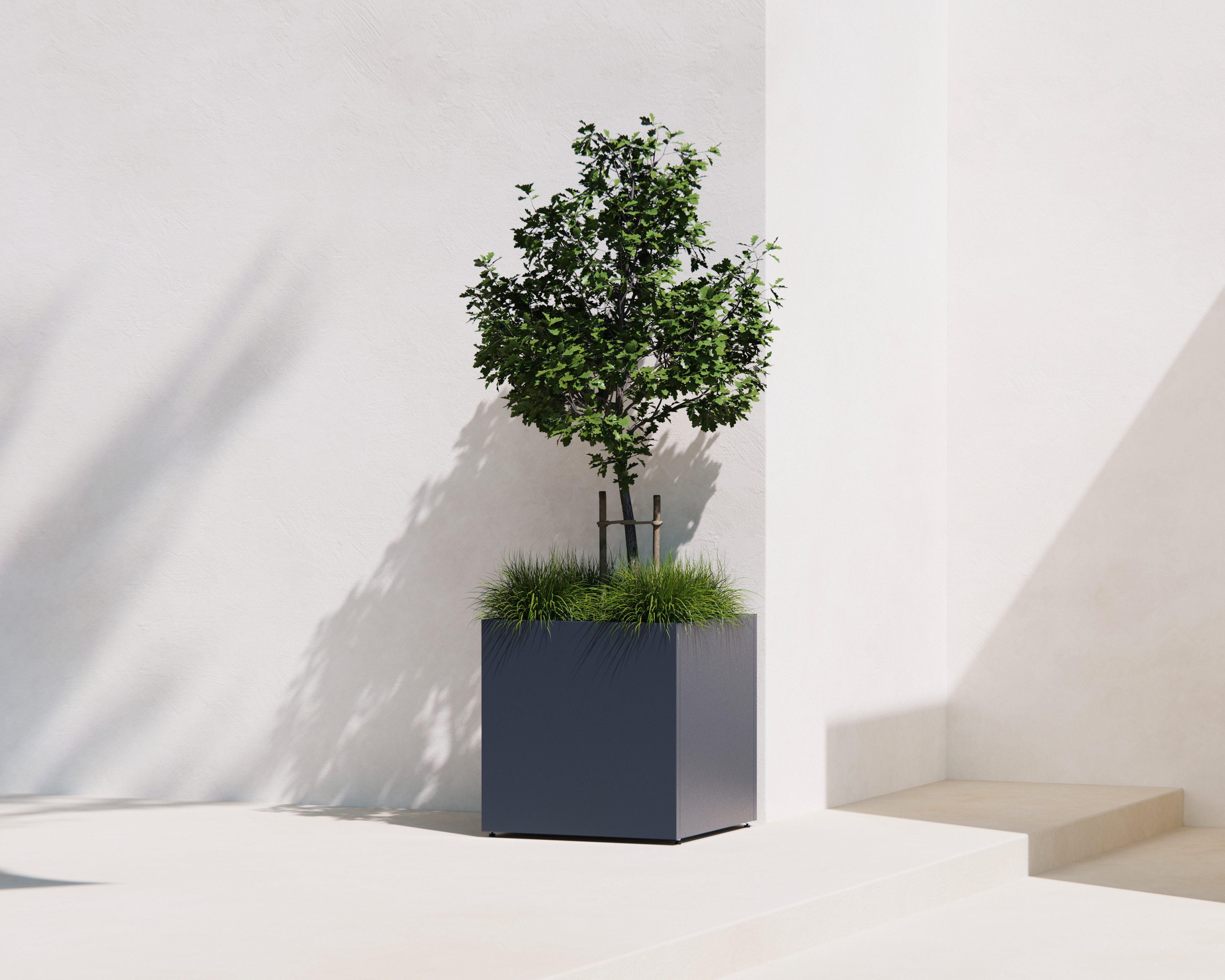 Herstera Garden Blumenkasten, aus Stahl, 50x50x50 günstig online kaufen