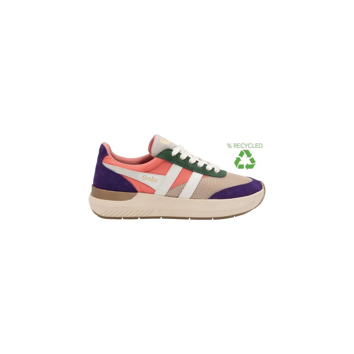 Gola Raven Sneaker Women Outdoorschuh Auffälliger Damen-Sneaker aus recyceltem Material mit