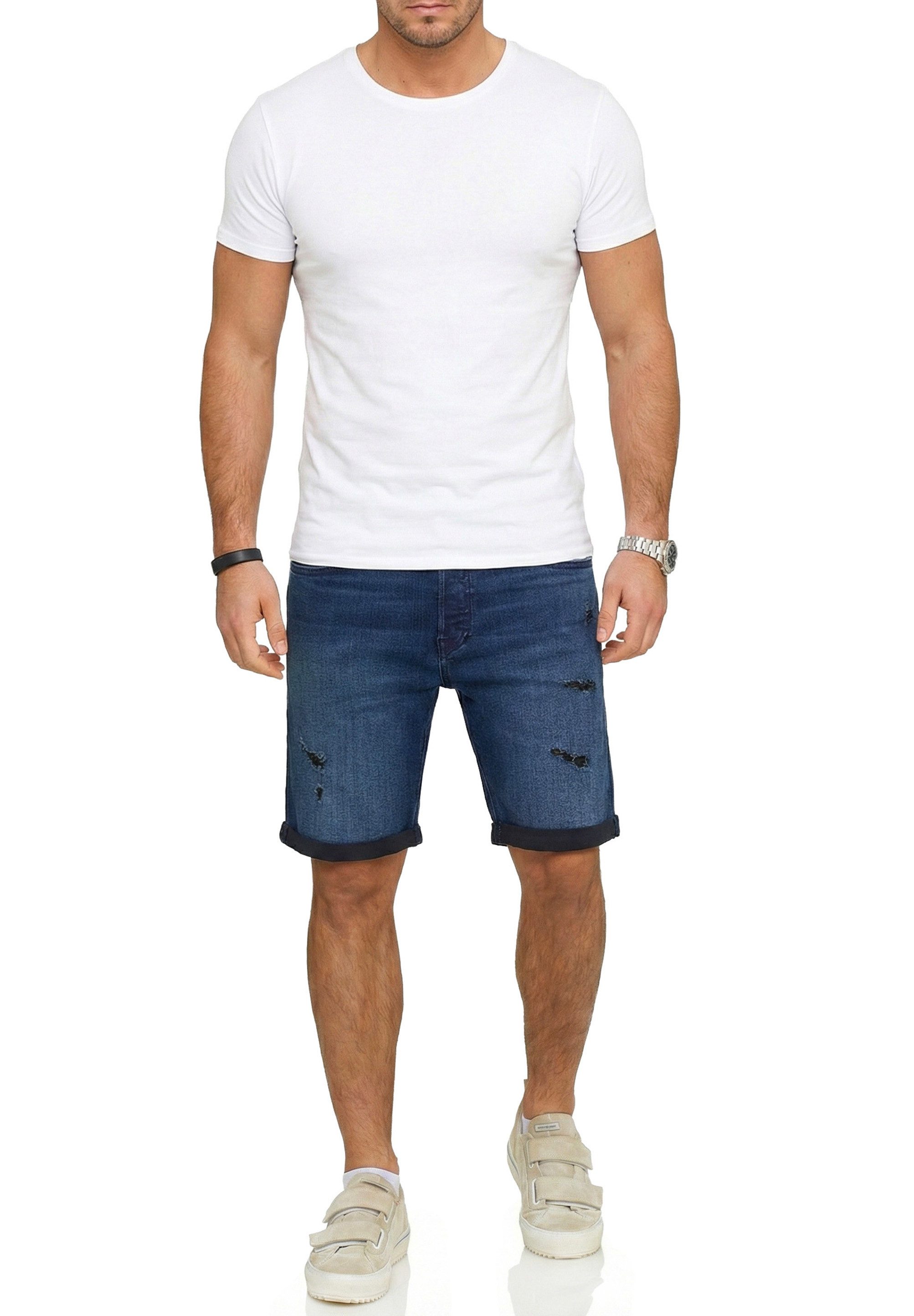 Jack & Jones Jeansshorts JJIRICK JJIINFINITY SHORTS Kurze Jeanshose im 5-Pocket-Stil Casual Denim Pants mit Waschung – Bild 4 von 5