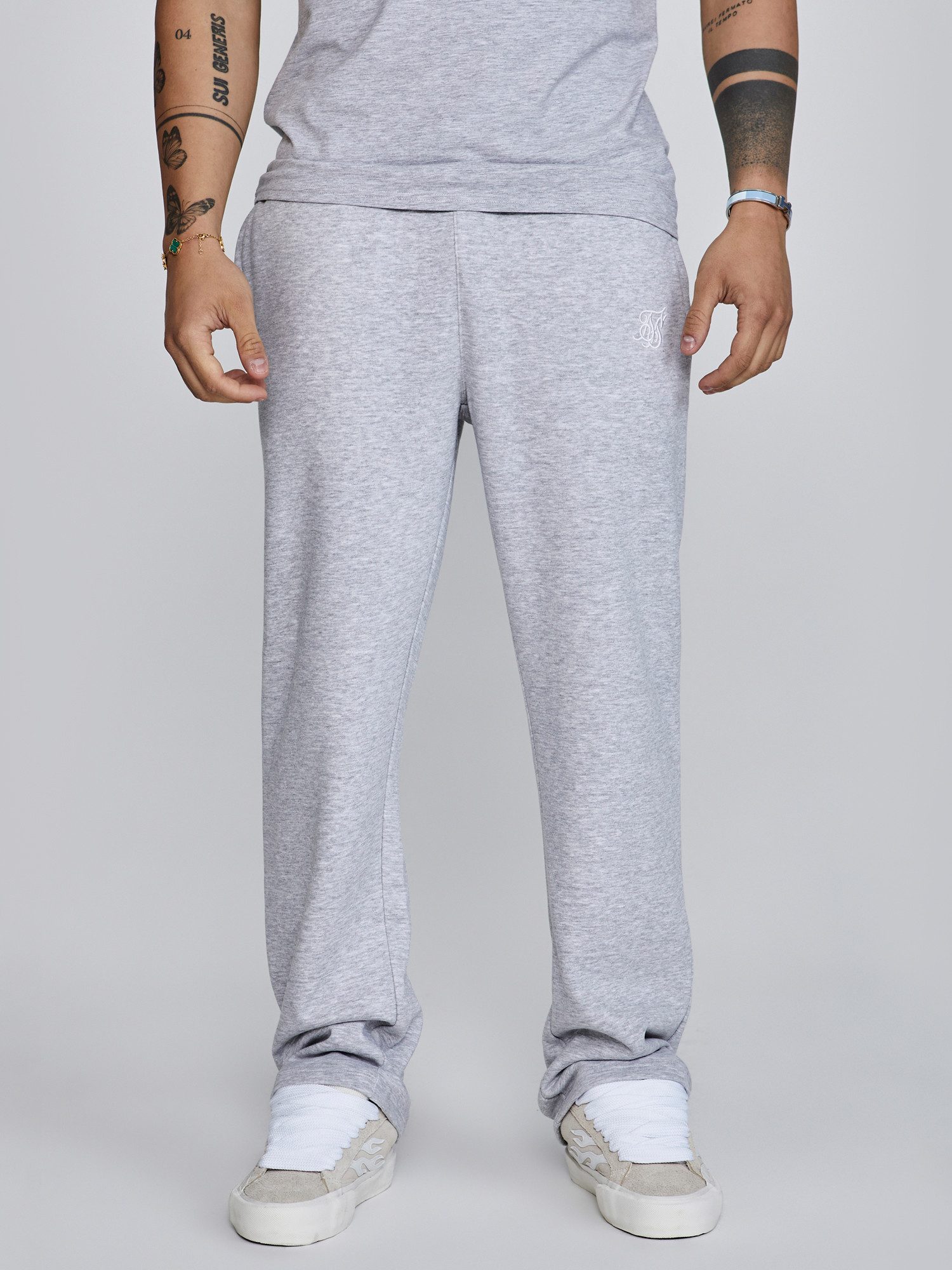 Siksilk Sweathose SikSilk Herren Grau Marl Trainingshose günstig online kaufen