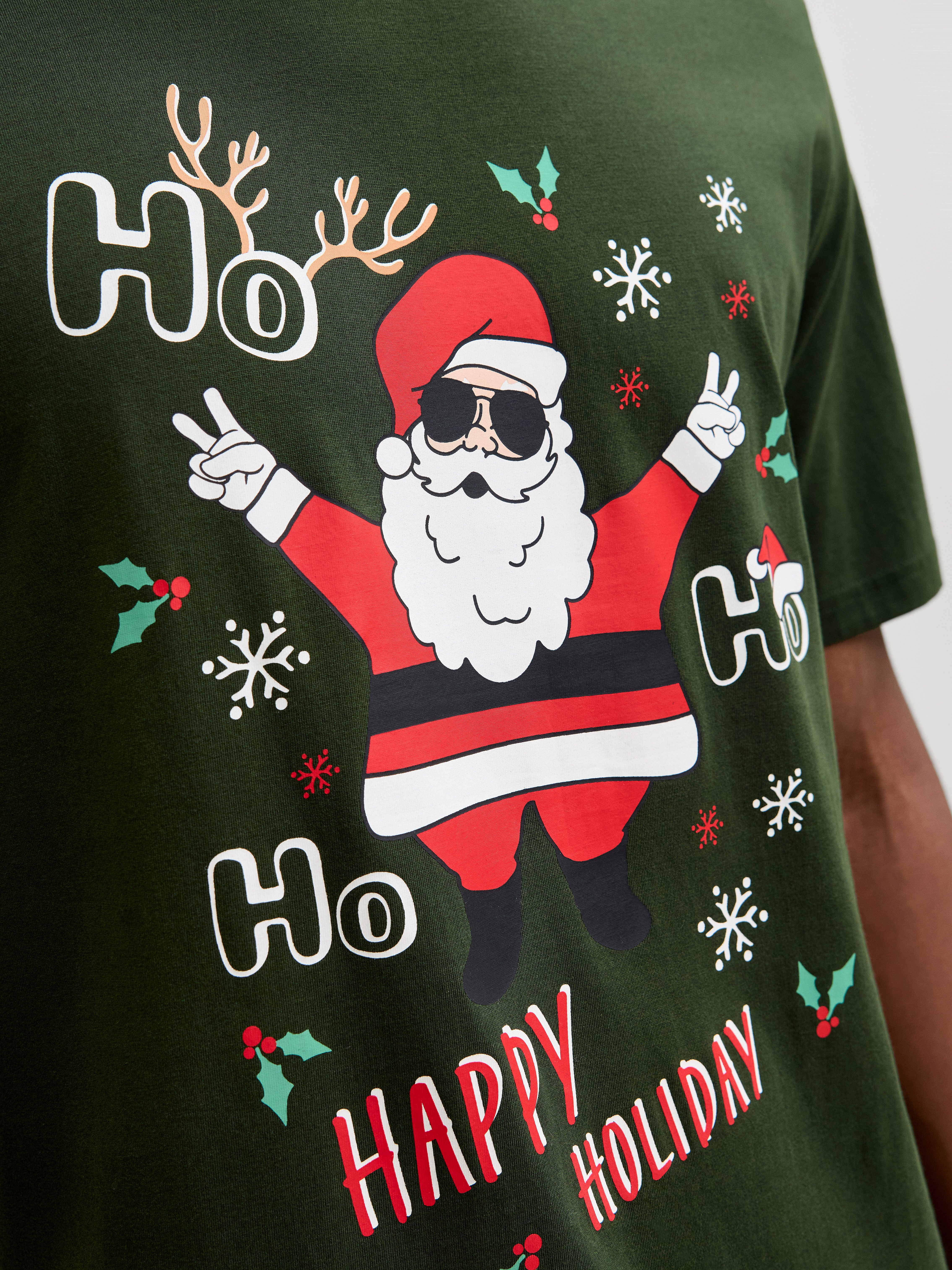 Jack & Jones PlusSize Kurzarmshirt JJCHRISTMAS TEE SS CREW NECK PLS günstig online kaufen