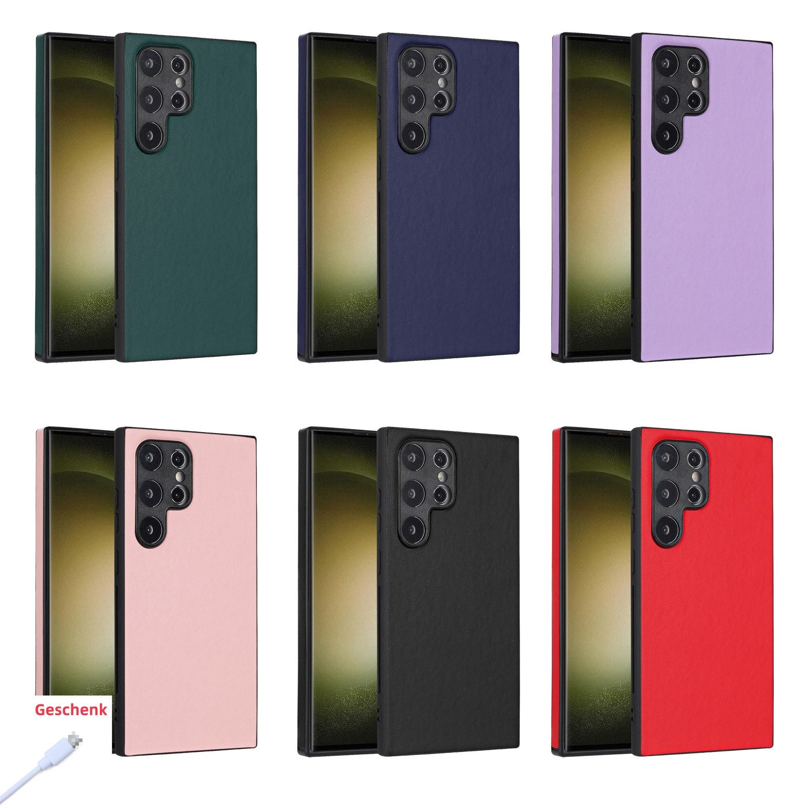 trends for living Handyhülle Handy Hülle Case für Samsung S20 S21 S22 S23 S24 S25 Ultra FE Plus