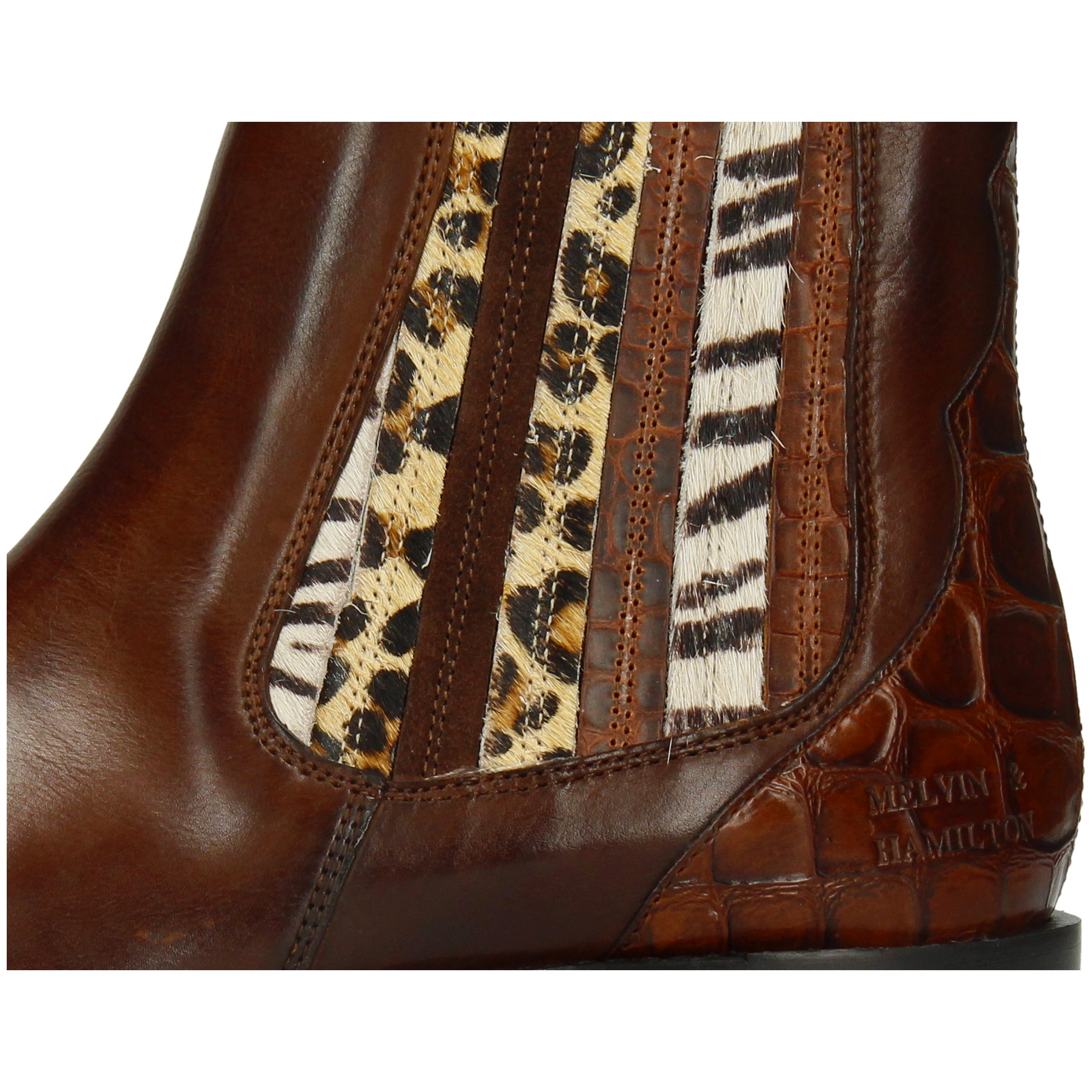 2 Monza Mid Stiefelette Hamilton Monza Brown Melvin Lexi &