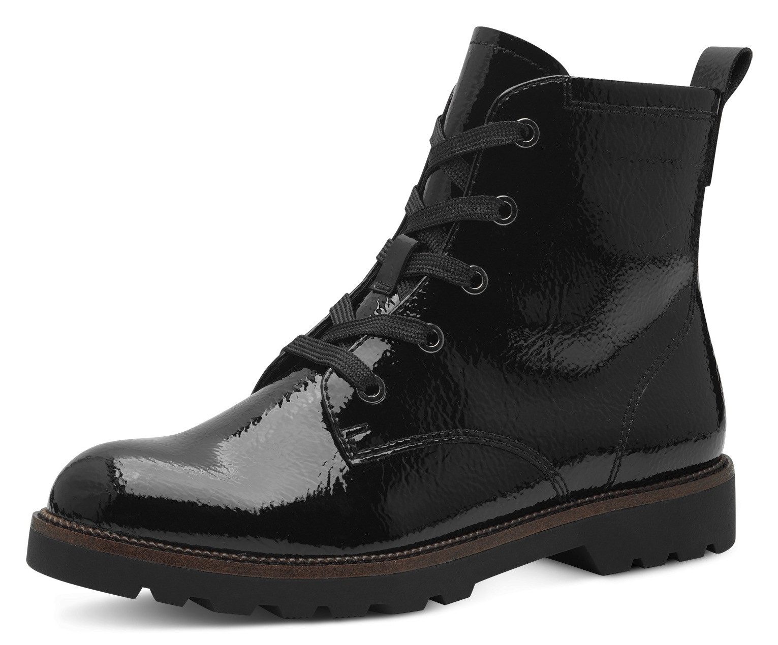 Tamaris Schnürboots, Blockabsatz, Schnürstiefelette in veganer günstig online kaufen