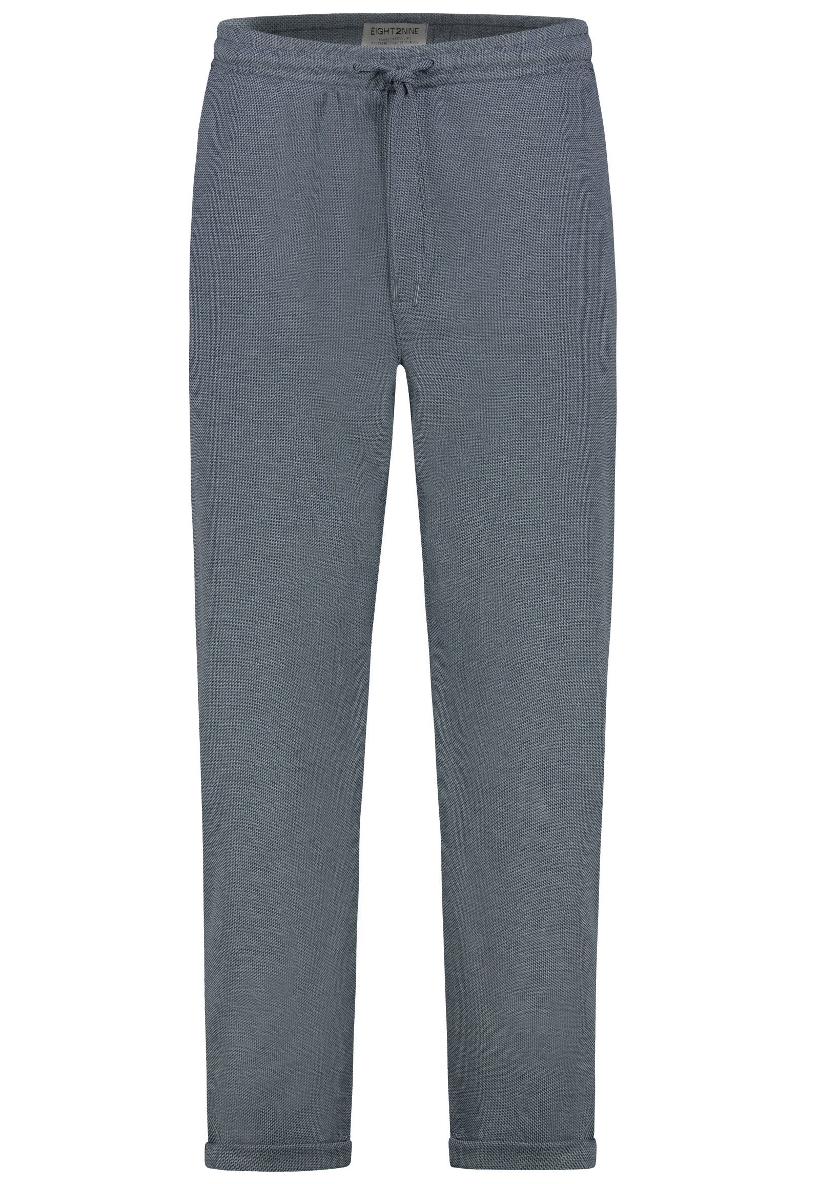Eight2Nine Chinohose Verstellbarer Bund Kordelzug für Herren (1-tlg) H16106AE62441_Pants