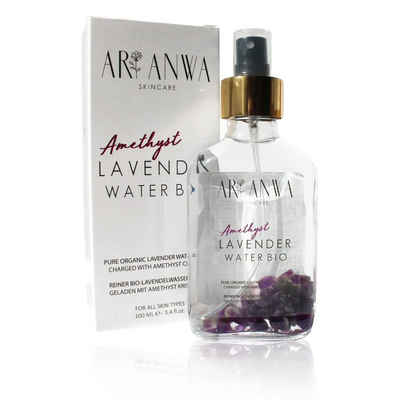 ARI ANWA Skincare Gesichtswasser Lavendelwasser Spray Bio mit Amethyst, Gesichts- und Körperspray