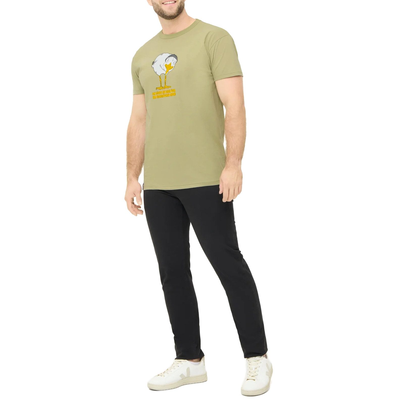Derbe T-Shirt Brötchenmöwe mit Print