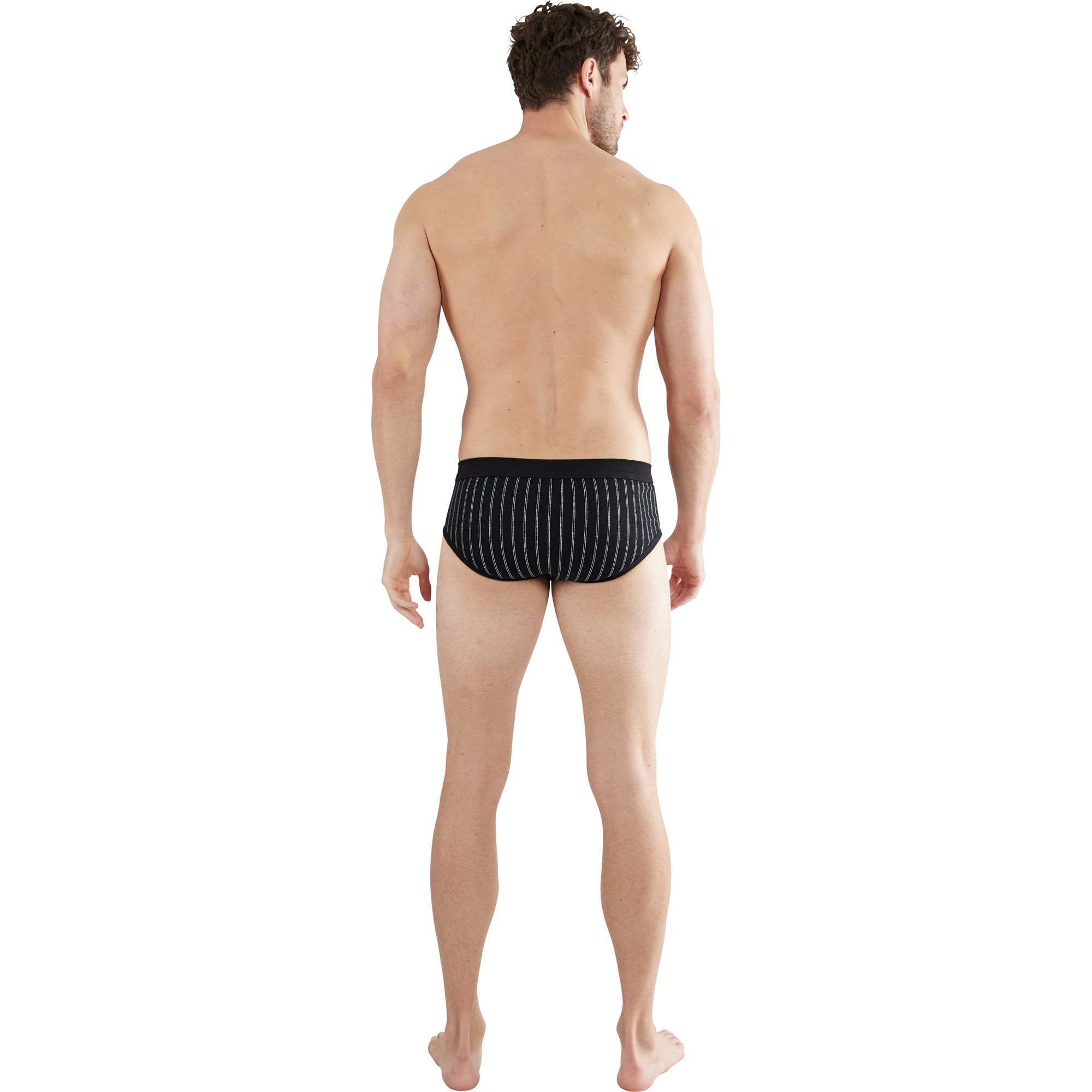 GÖTZBURG Slip Herren-Slip 2er-Pack Feinripp Streifen