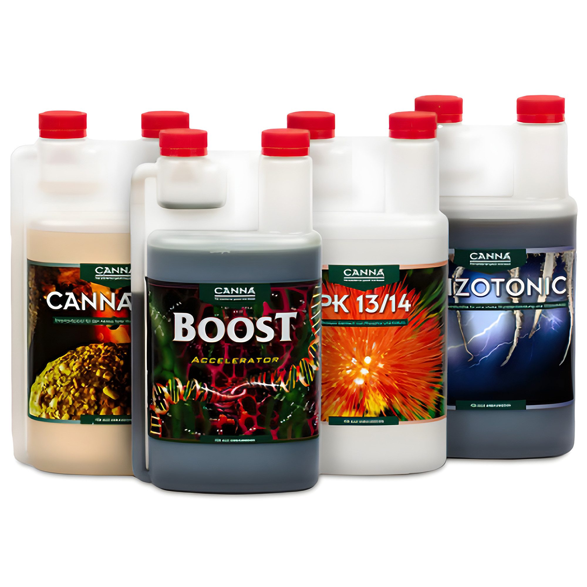 Canna Spezialdünger Canna Zusätze Set, 4x1 Liter