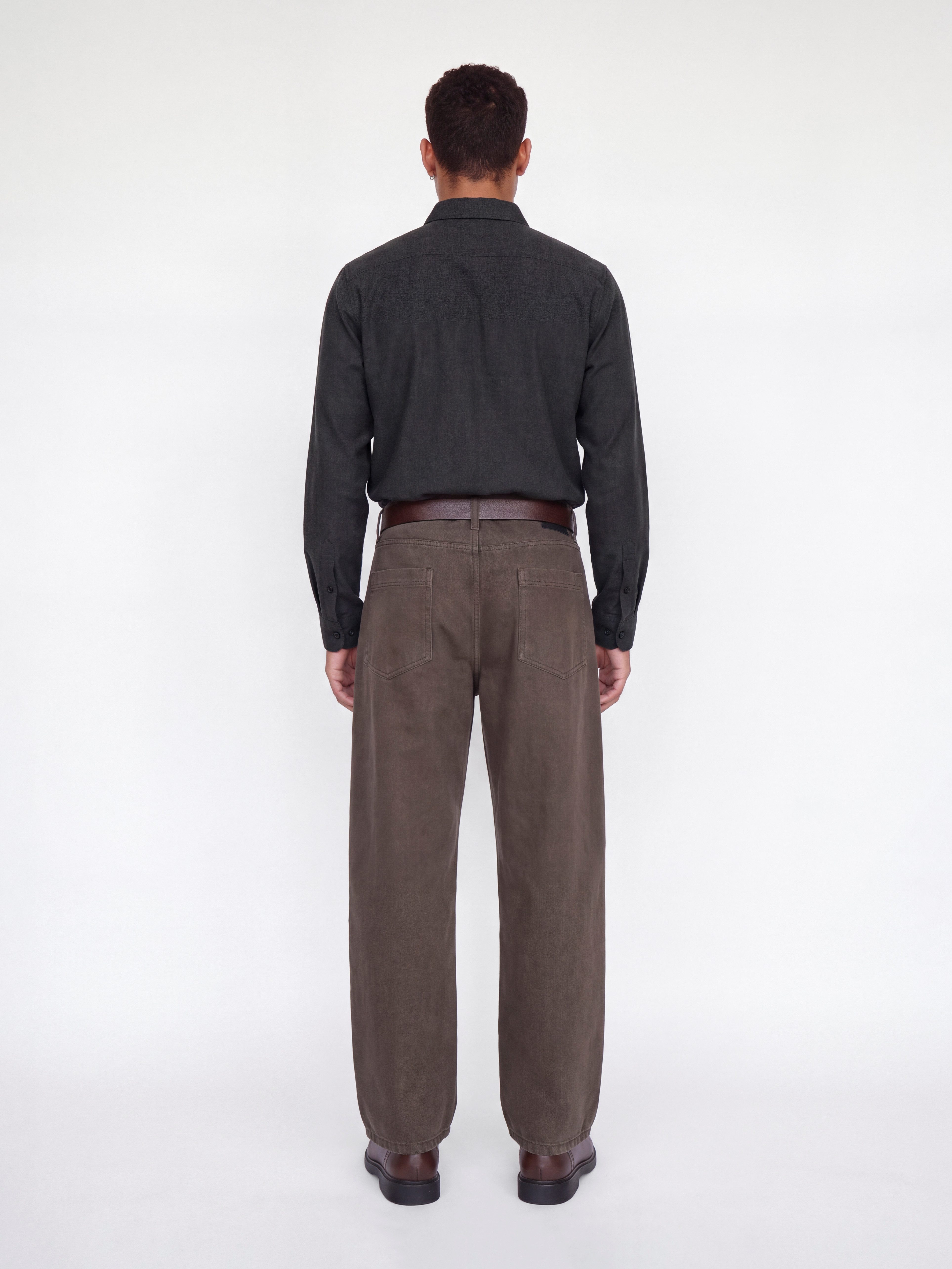 Jack & Jones Langarmhemd JJEFIELD MELANGE SHIRT LS SN Baumwolle, normal geschnitten – Bild 3 von 5