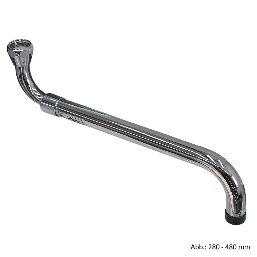 Neoperl Badarmatur NEOPERL Universal S-Auslauf 3/4", ausziehbar, 200-300MM, verchromt, 16