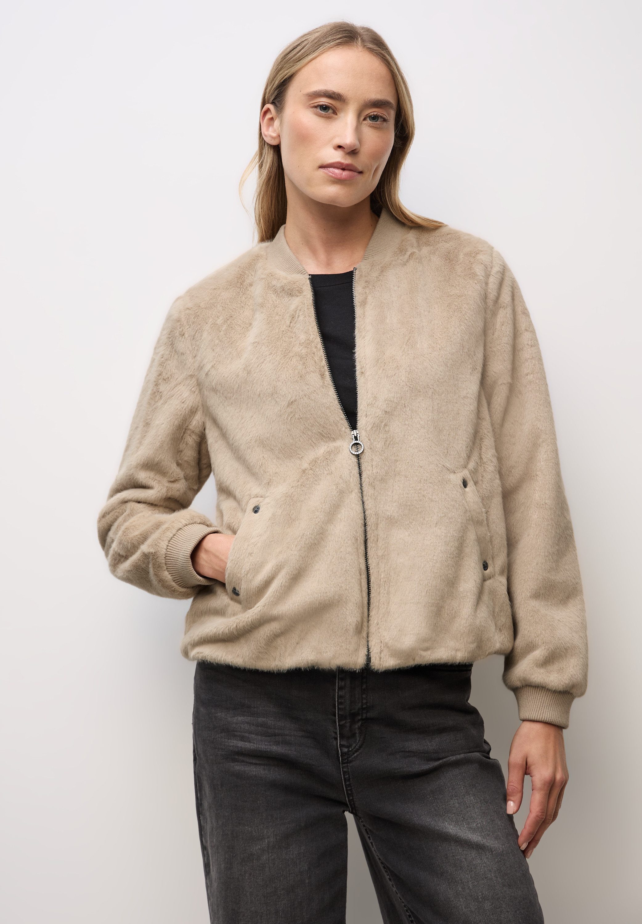STREET ONE Blouson mit Tunnelzug am Saum günstig online kaufen
