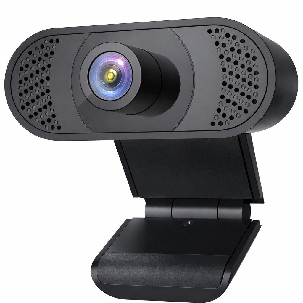 Diyarts Full HD-Webcam (Full HD 1080P, USB 2.0 (kabelgebunden), Full HD 1080P Webcam mit Mikrofon, 90° Weitwinkel, Plug & Play)