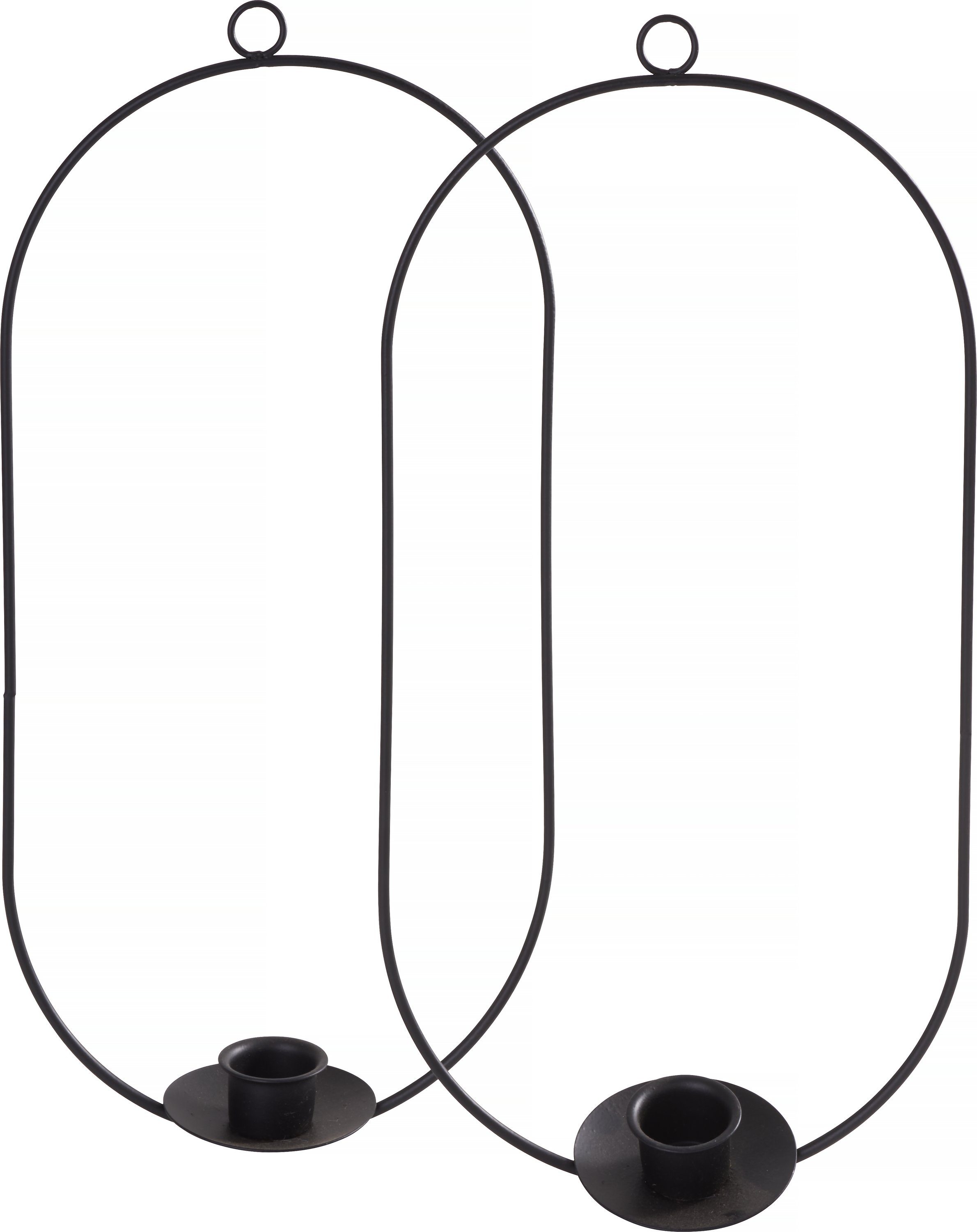 VBS Dekoobjekt Metallringe Moora (2 St), oval 2 Stück