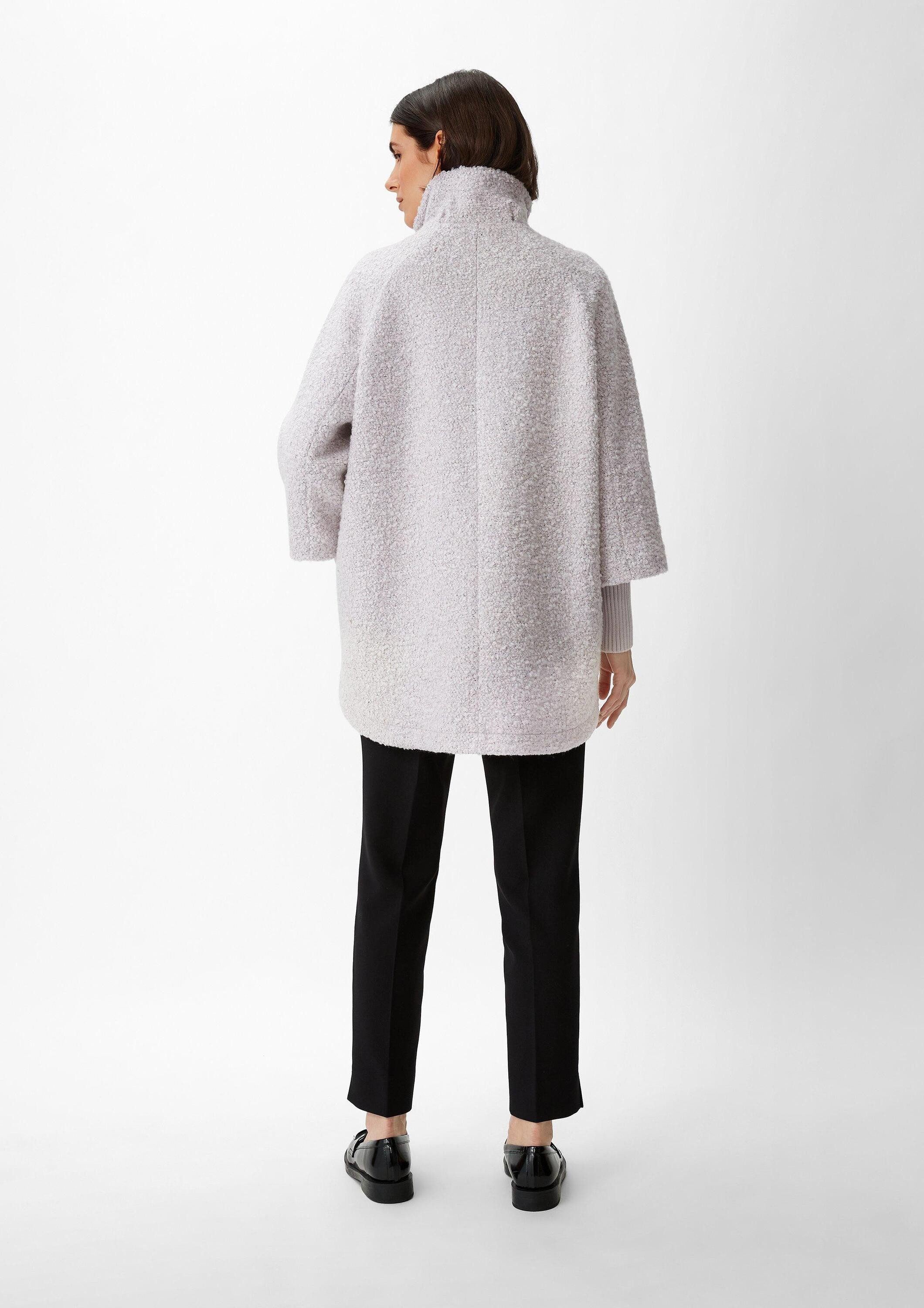 comma Funktionsjacke Outdoor-Jacke Jacke aus Bouclé