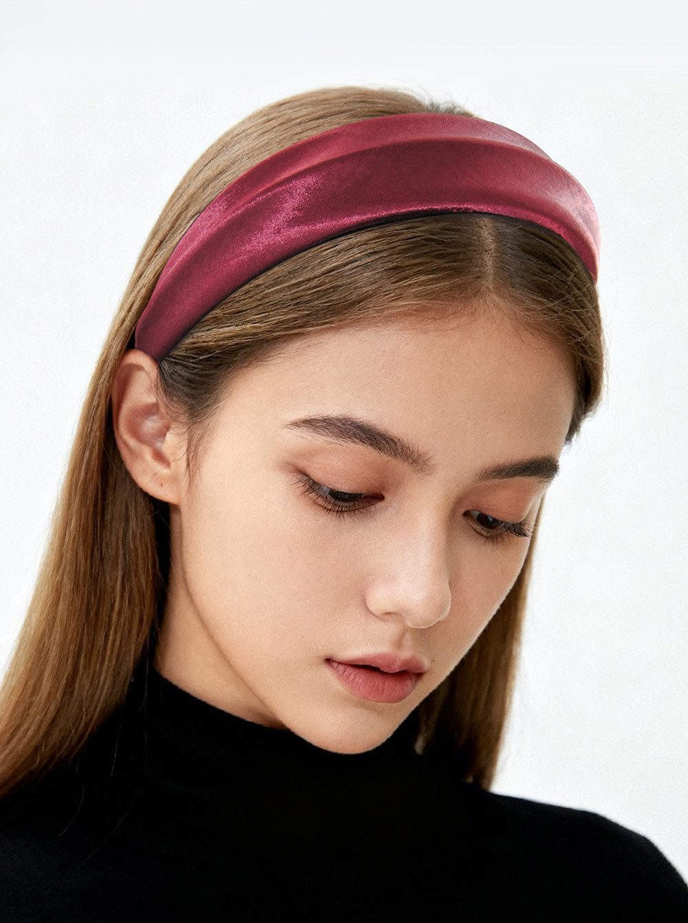 axy Haarreif Eleganter Haarreif mit edlem Glanz, Wunderschön Vintage Damen Stirnband Haarschmuck Haarreifen