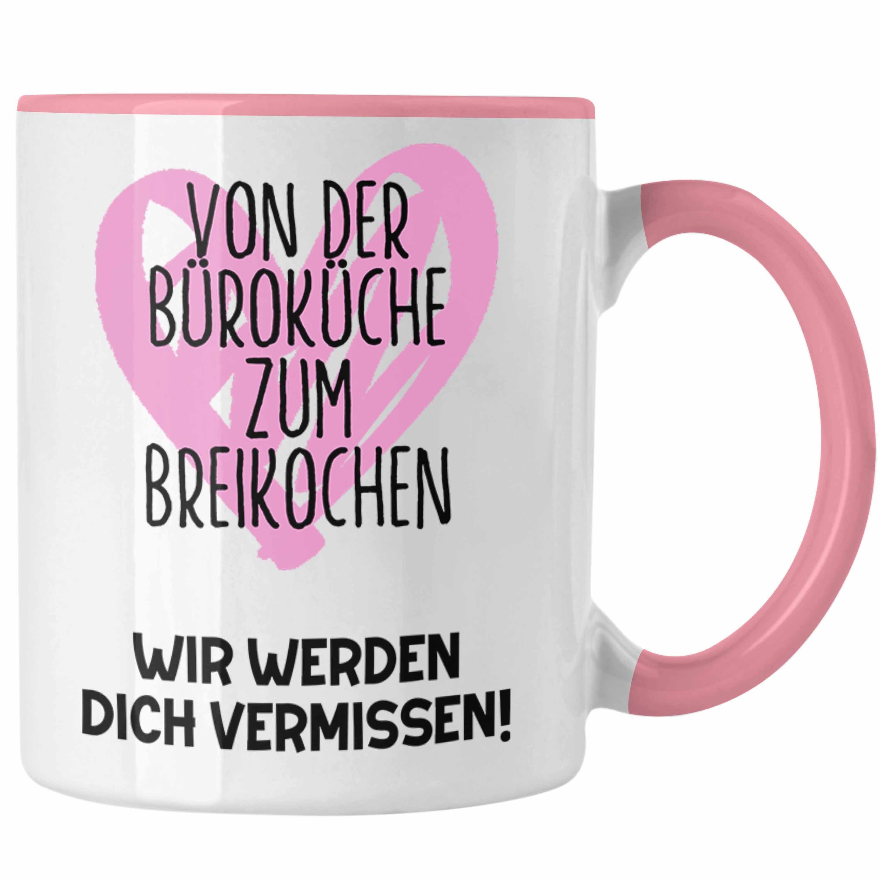 Werdende Kollegin Tasse Tasse Abschieds Mutterschutz Mama Abschied Trendation Rosa Geschenk