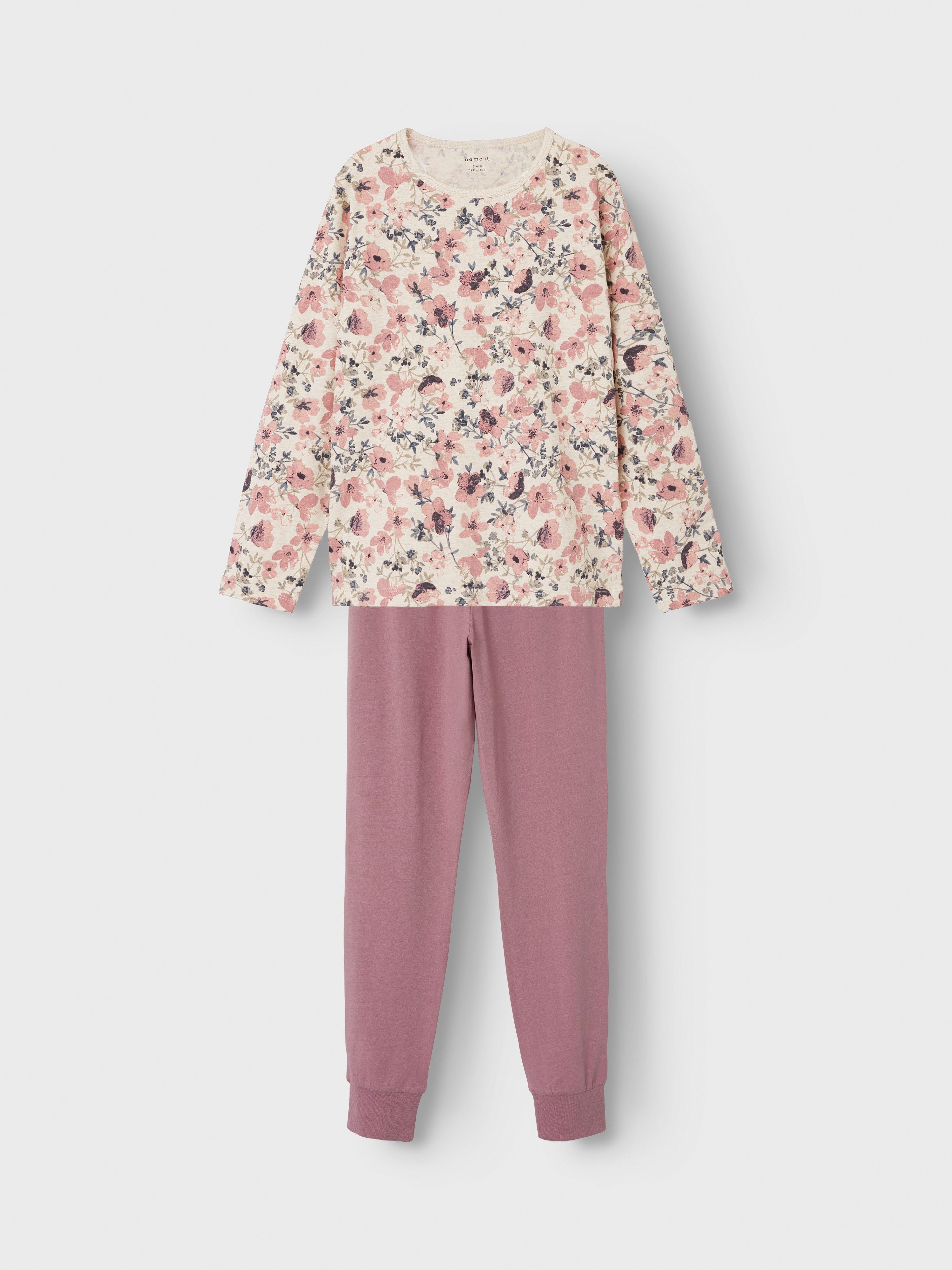 Name It Pyjama NKFNIGHTSET NOSTALGIA FLOWER NOOS (Set, 2 tlg) in Basic-Form – Bild 4 von 5
