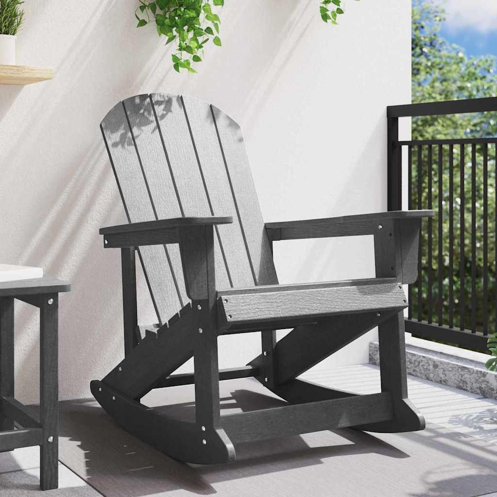 vidaXL Gartenstuhl Adirondack-Schaukelstuhl Hellgrau 73,5 x günstig online kaufen